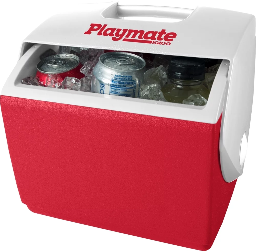 Igloo Playmate Pal 7qt Cooler en rouge/blanc