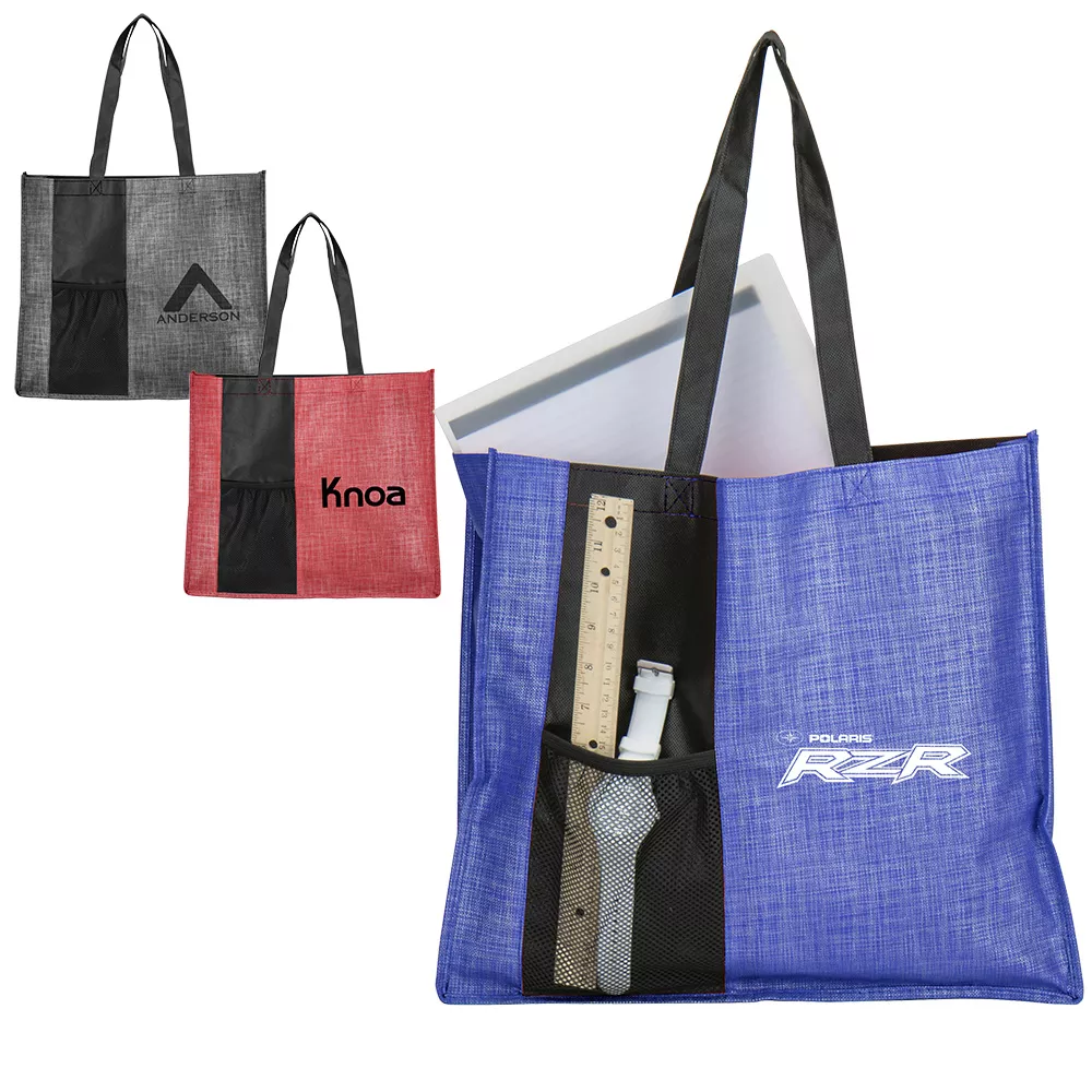 Sac cabas à motifs croisés