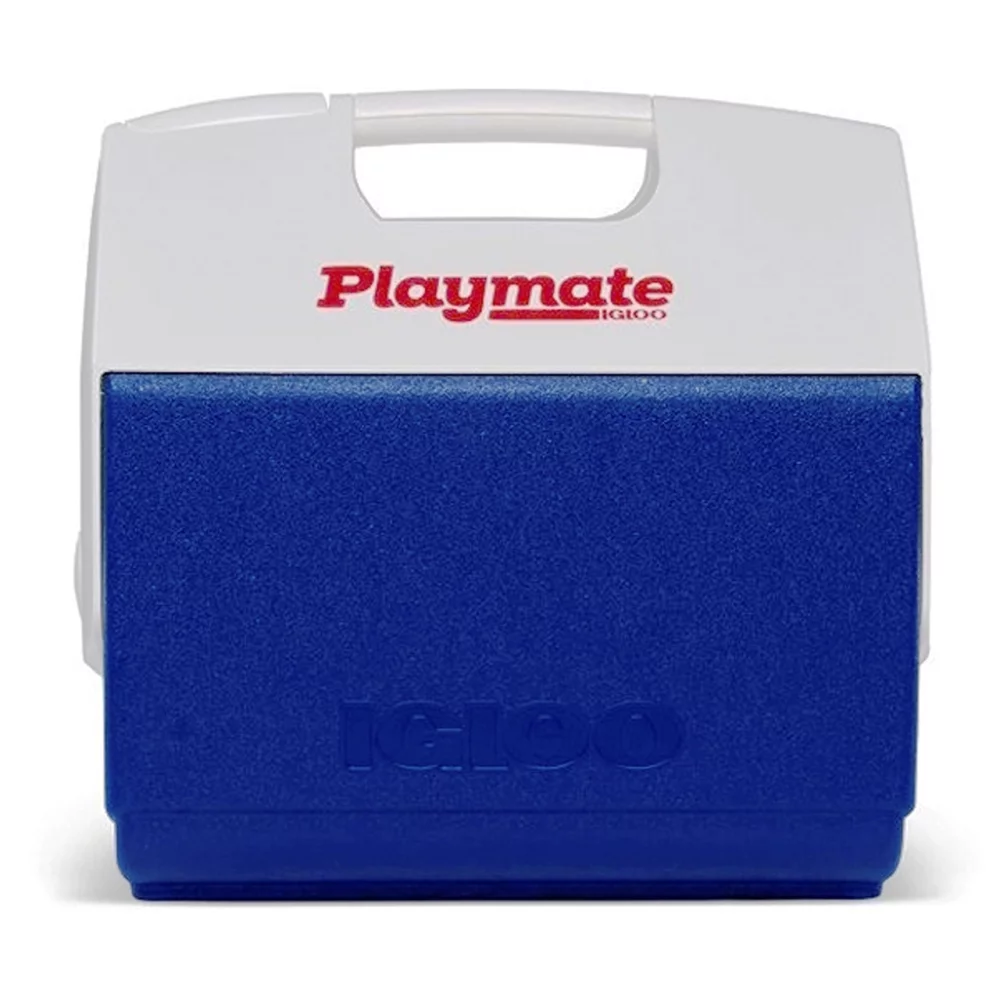 Glacière Igloo Playmate Elite 16qt en bleu/blanc (non décorée)