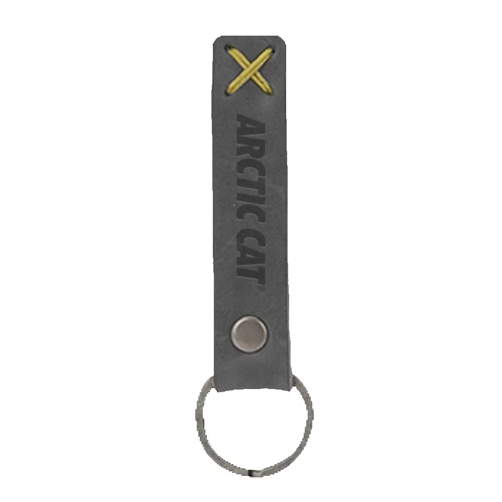 Bailey Leather Riveted Keychain