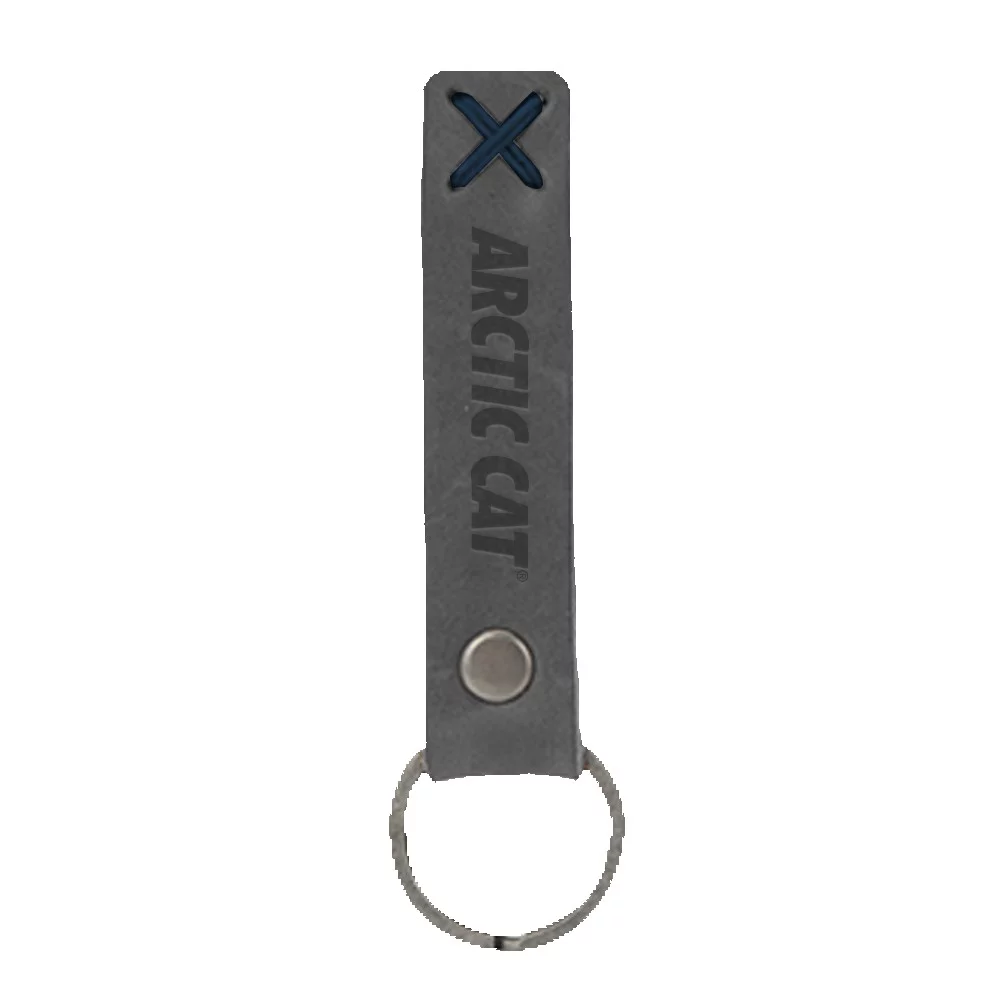 Bailey Leather Riveted Keychain