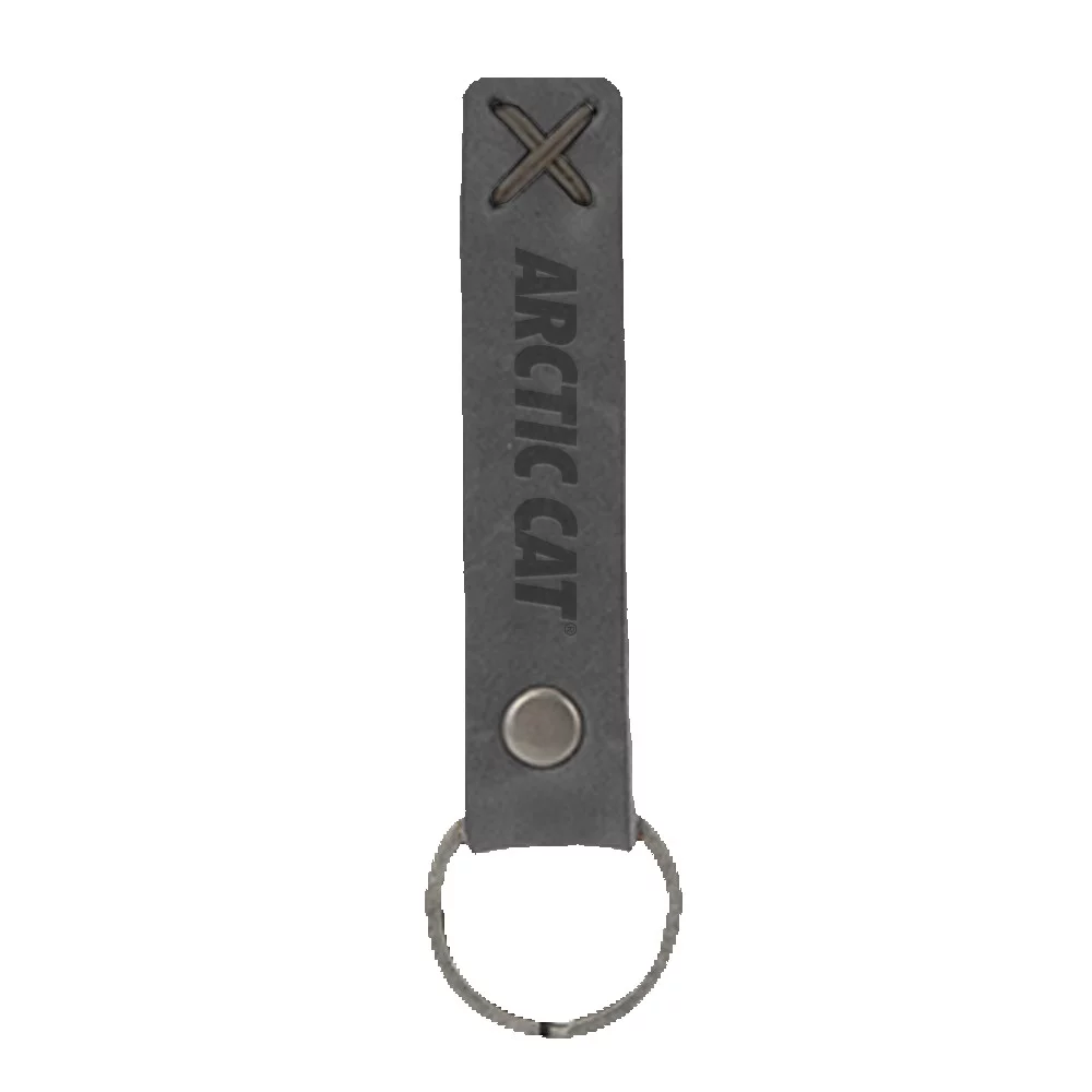 Bailey Leather Riveted Keychain