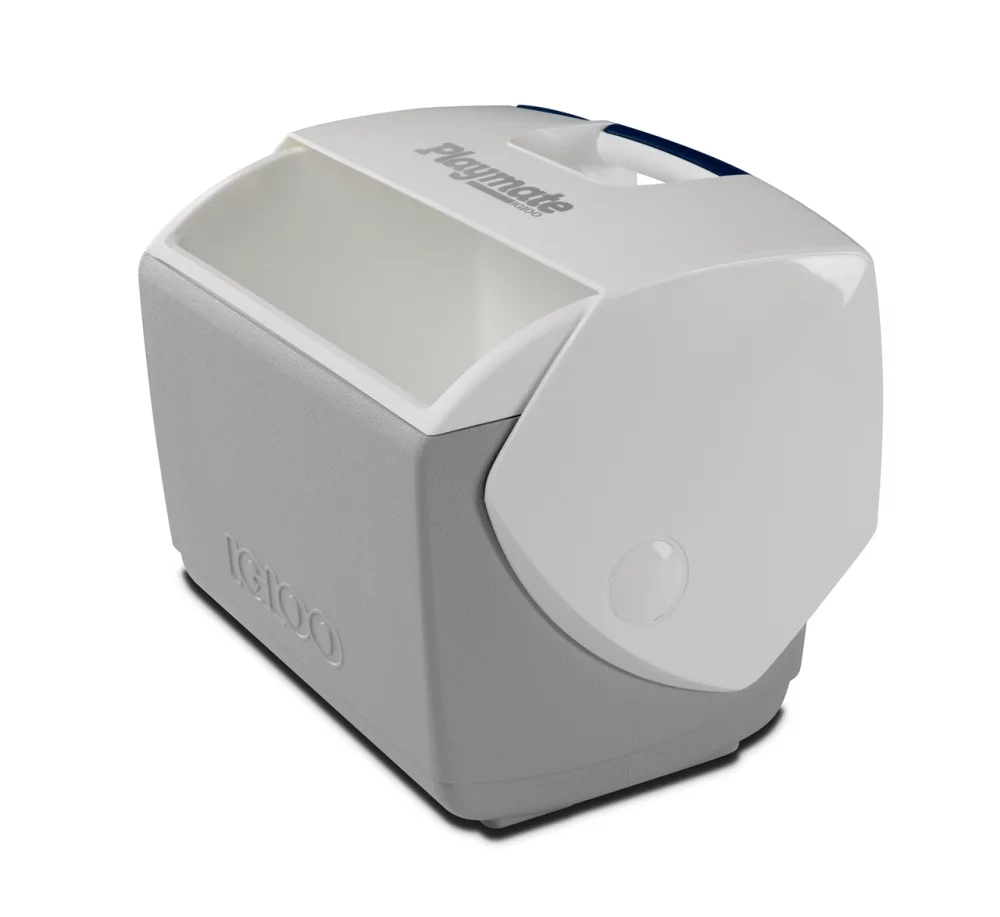 Glacière Igloo Playmate Elite 16qt en gris/blanc (non décorée)