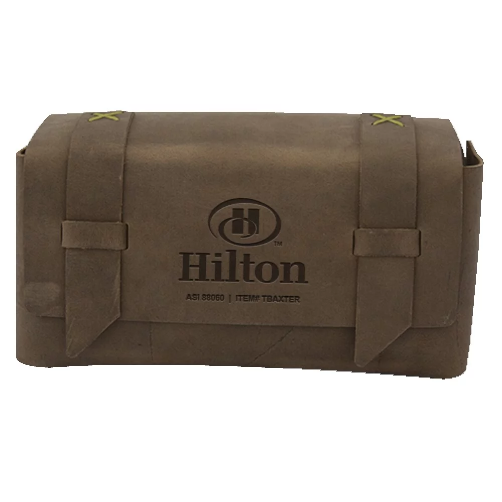 BAXTER Leather Dopp Kit Bag