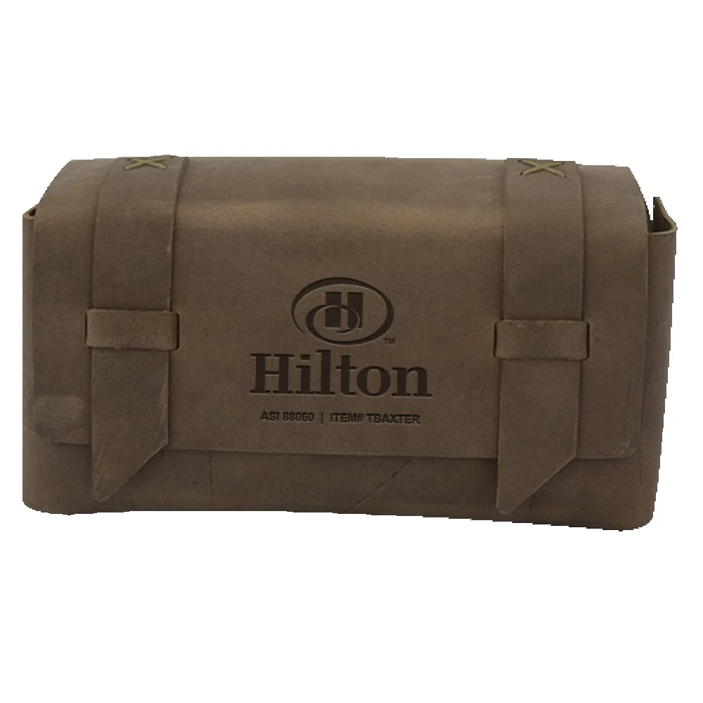 BAXTER Leather Dopp Kit Bag