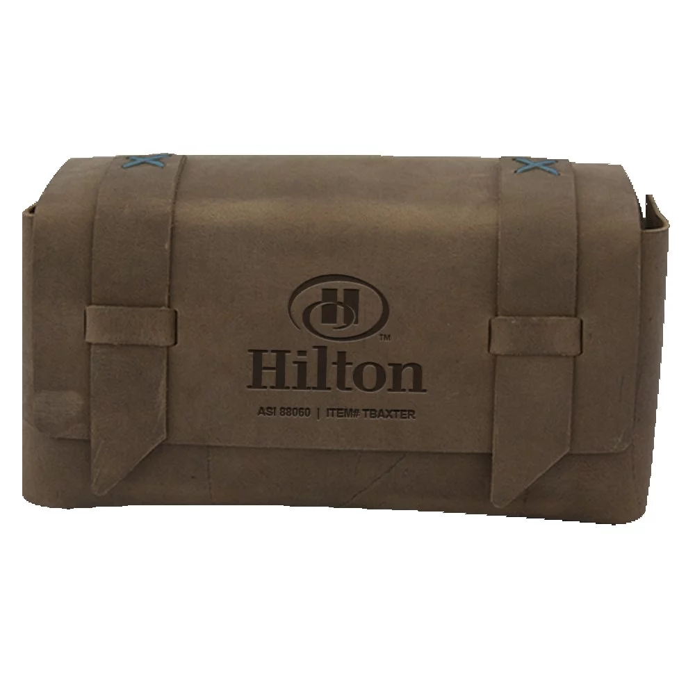 BAXTER Leather Dopp Kit Bag
