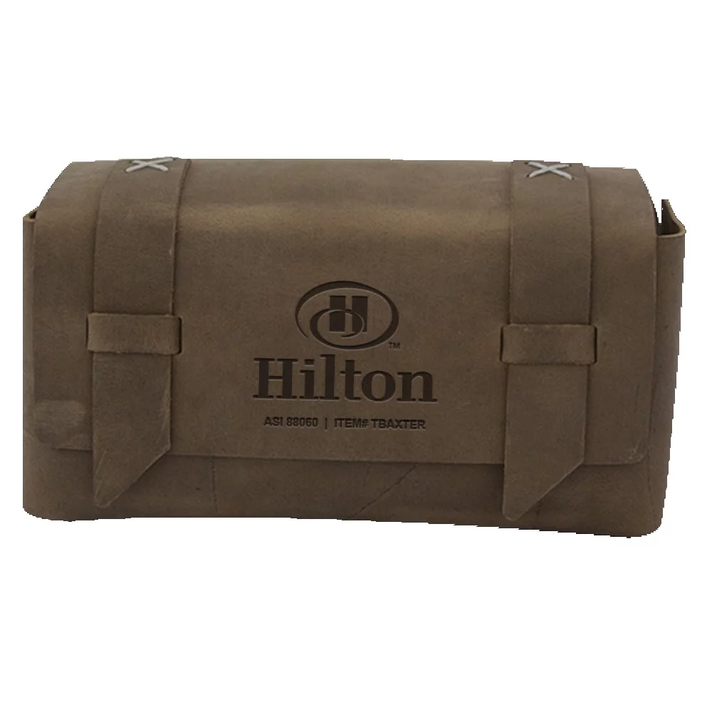 BAXTER Leather Dopp Kit Bag