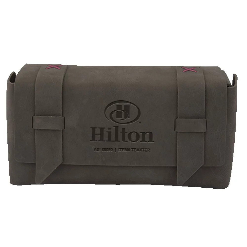 BAXTER Leather Dopp Kit Bag
