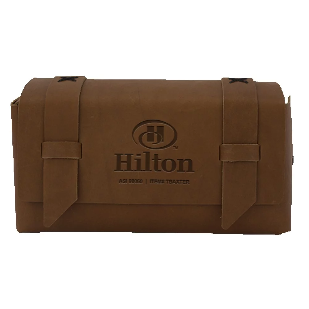 BAXTER Leather Dopp Kit Bag