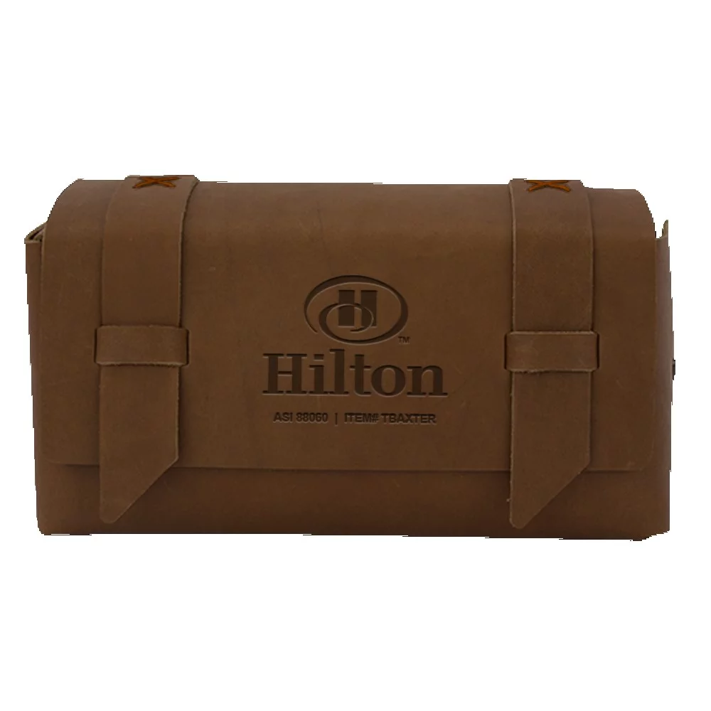 BAXTER Leather Dopp Kit Bag