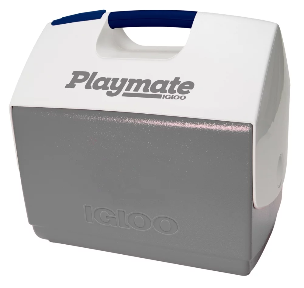 Glacière Igloo Playmate Elite 16qt en gris/blanc (non décorée)