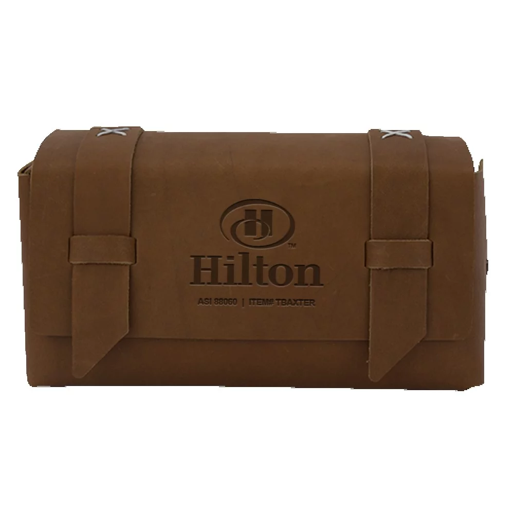 BAXTER Leather Dopp Kit Bag