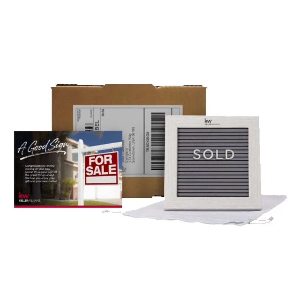 Kit d'expéditeur de cadre en bois avec tableau de lettres en plastique