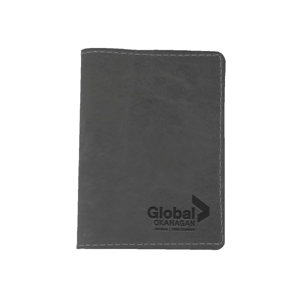 CURRIER Leather Passport Holder