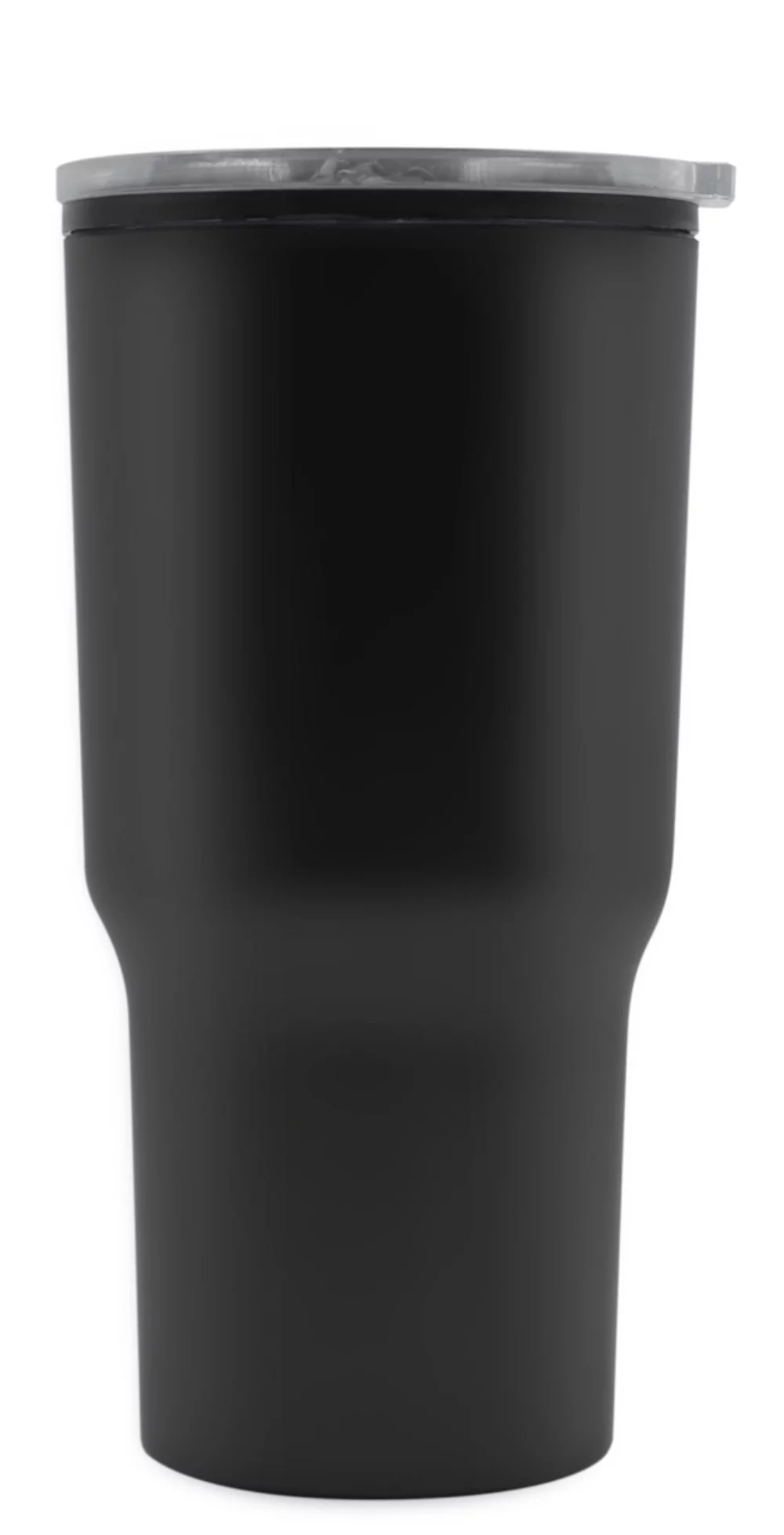 Dalton 20oz insulated plastic tumbler with push on lid Black/Black