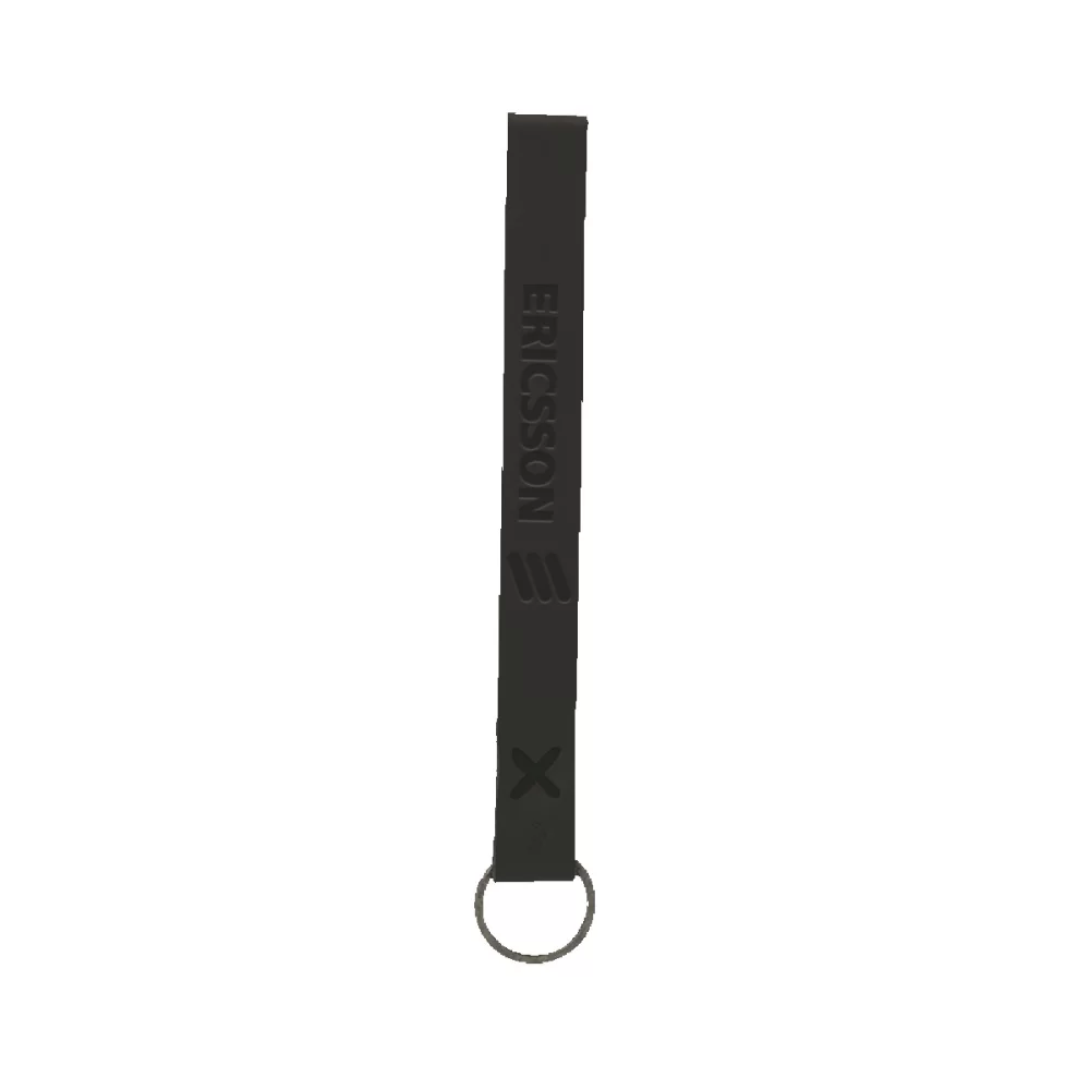 HAYWARD Leather Wrist Keychain with Metal Split Ring