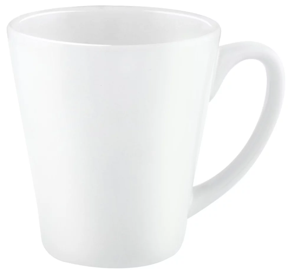 Tasse blanche Economy Small Café 12 oz