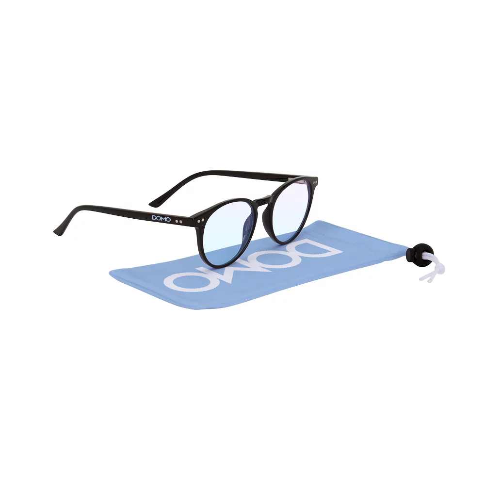 QUINN Blue Blocker Glasses w/ Dye-Sub Microfiber Pouch
