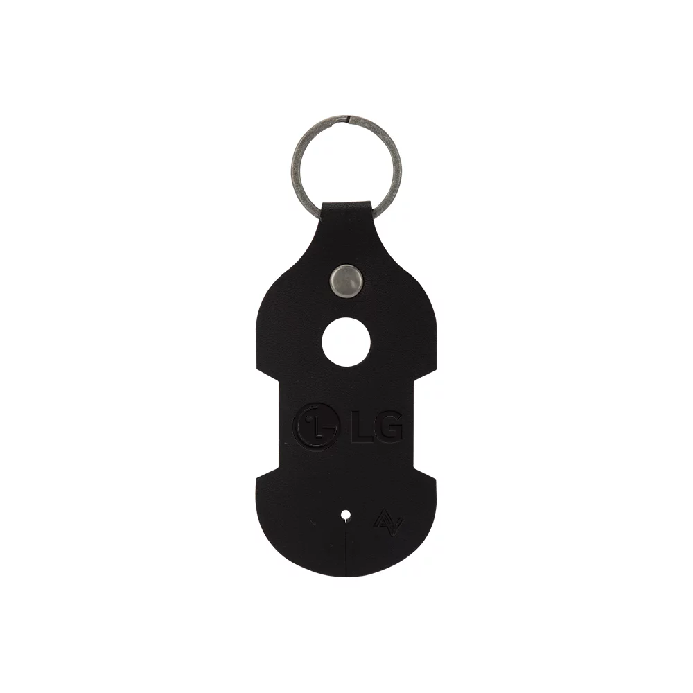 RYDER Leather Earbud Keychain