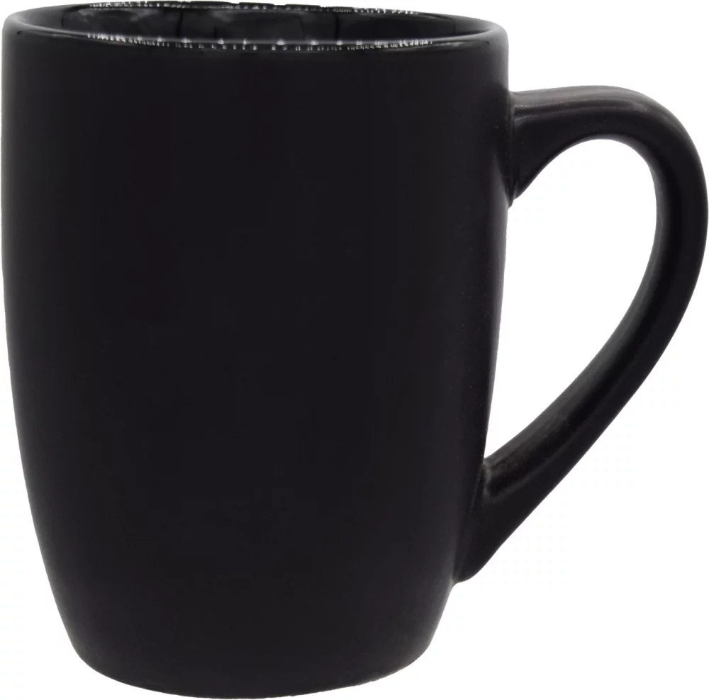 Mug économique en céramique 12 oz noir mat