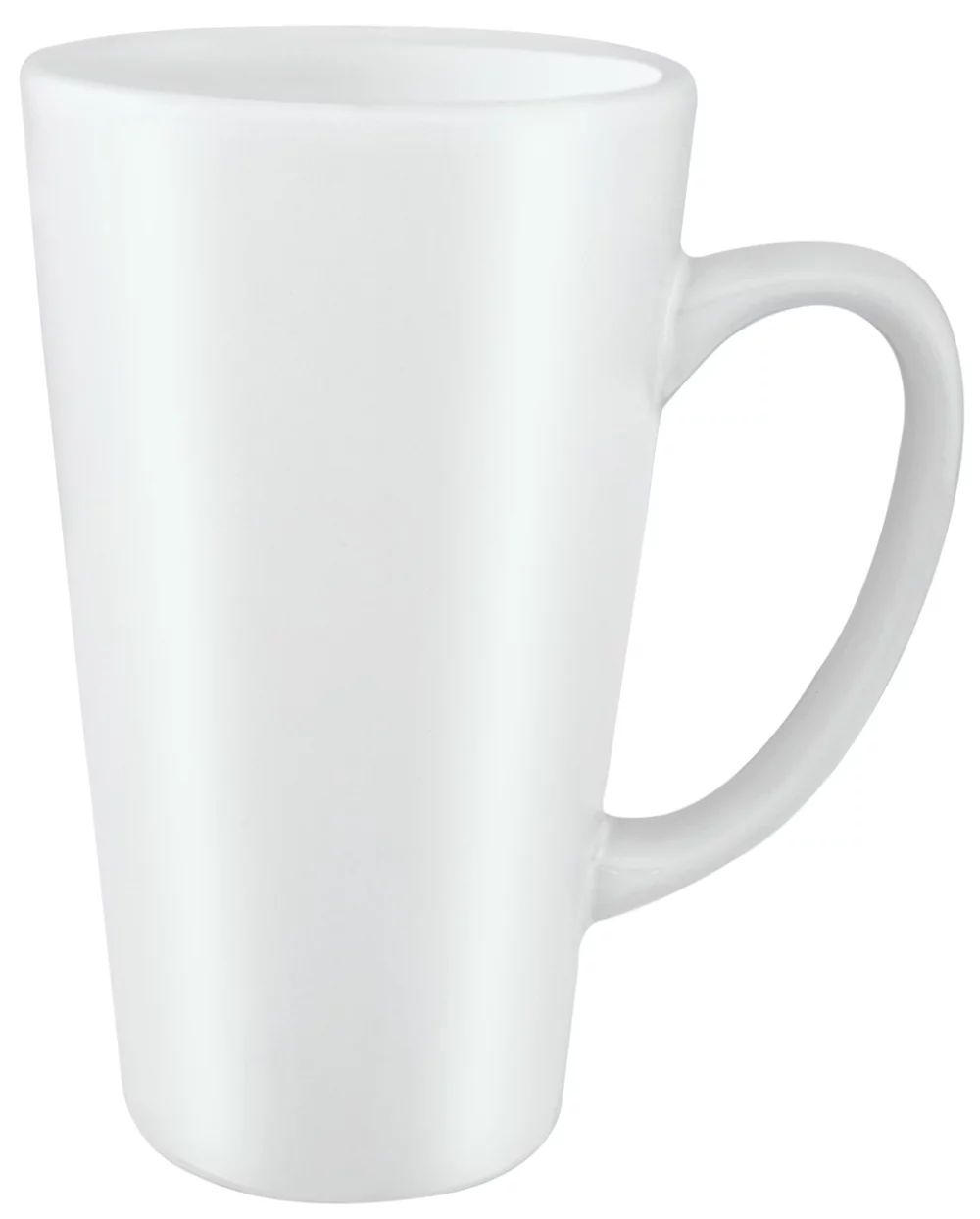 Tasse en céramique blanche de 16 oz pour café de taille économique