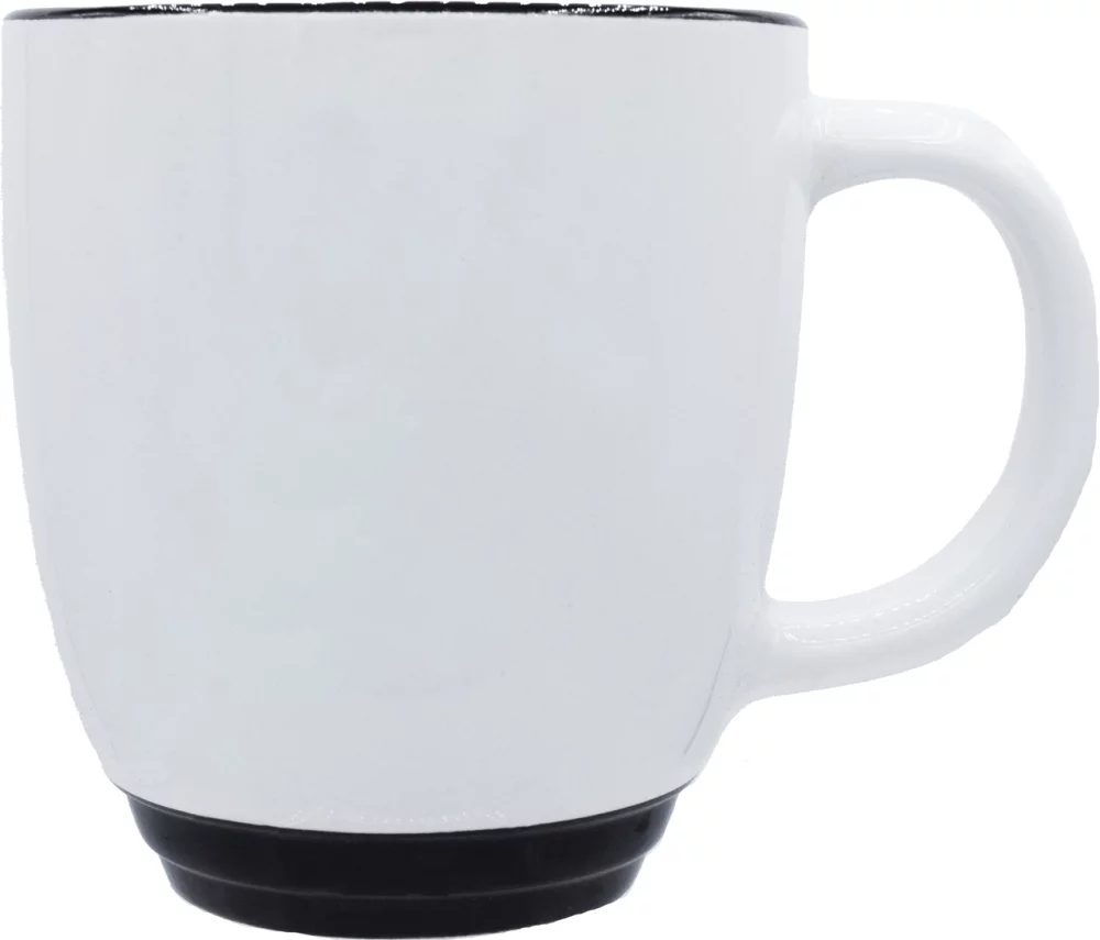 Tasse économique Halo 14oz blanc/noir