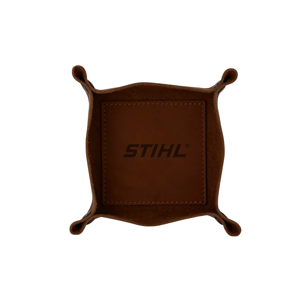 Plateau de rangement en cuir VALET