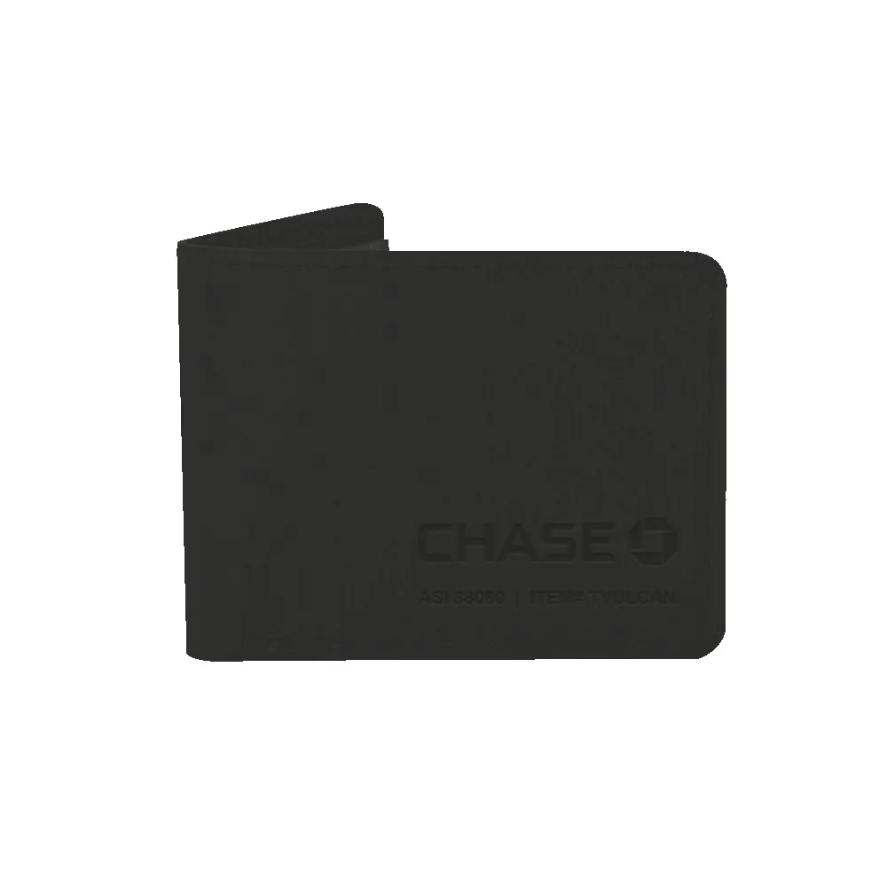 Portefeuille bi-pli en cuir VULCAN