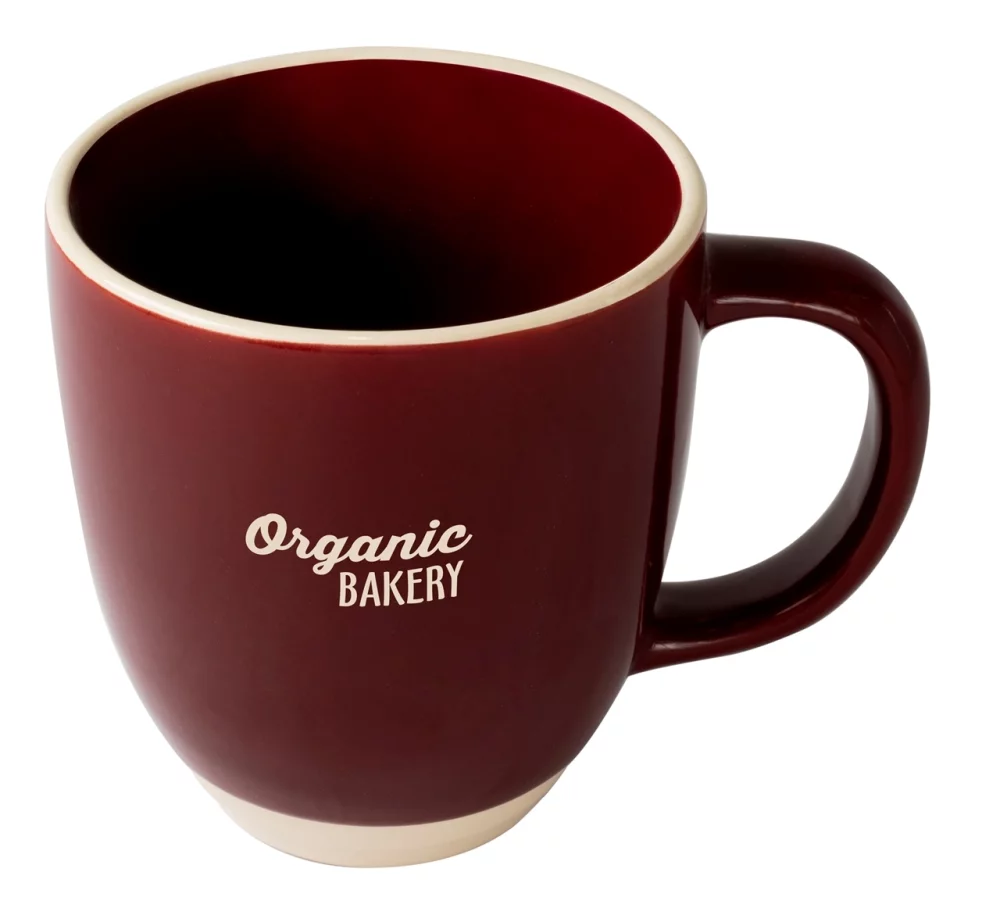 Economy Victorian 14oz burgundy mug