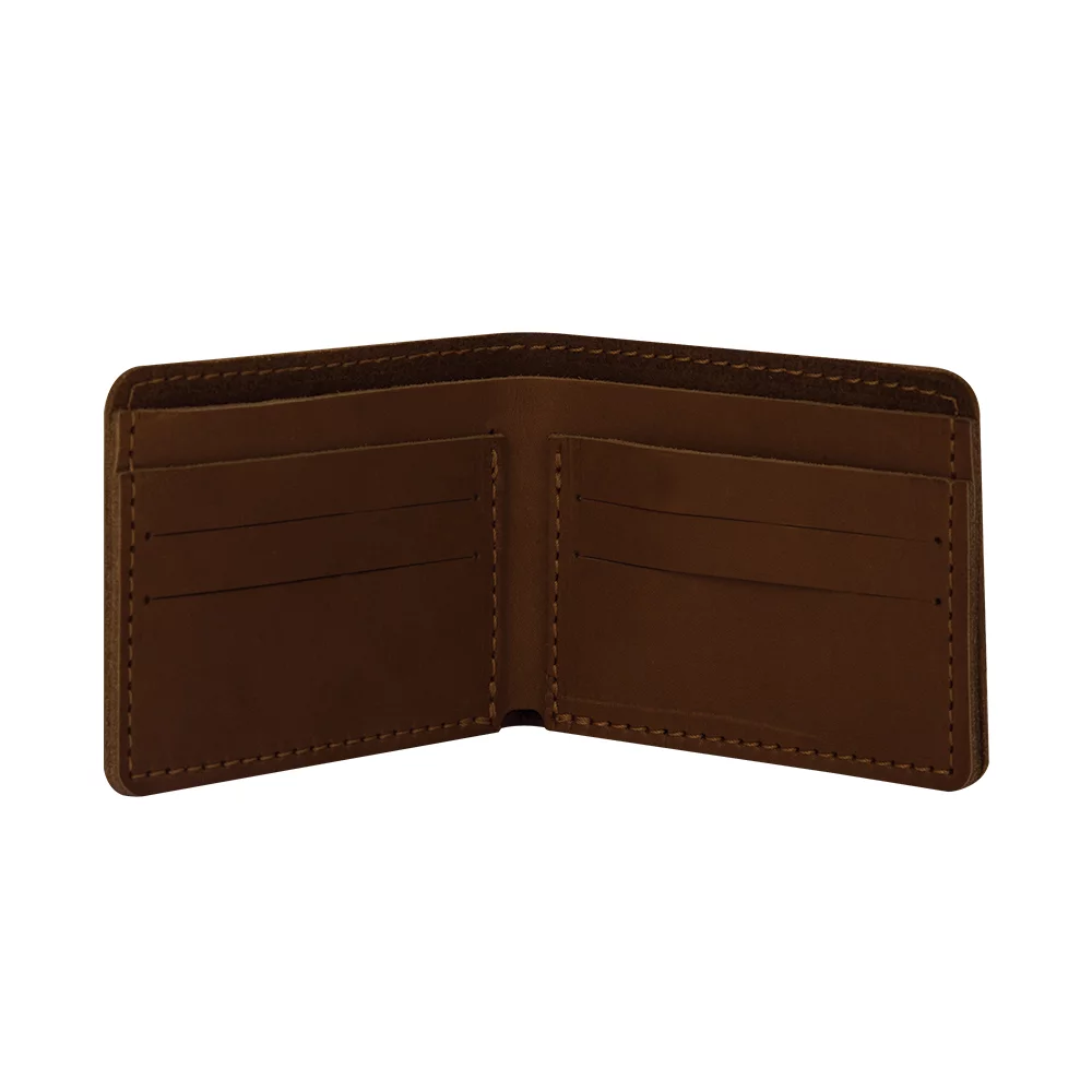 Portefeuille bi-pli en cuir VULCAN