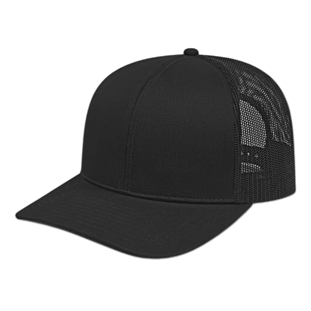 Casquette en poly/coton avec filet à l'arrière