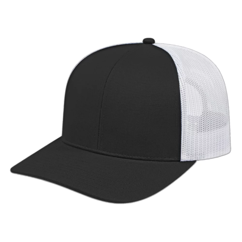 Casquette en poly/coton avec filet à l'arrière