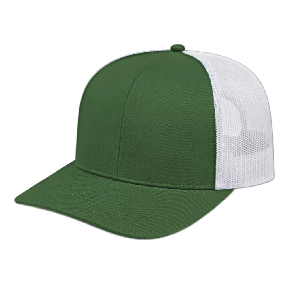 Casquette en poly/coton avec filet à l'arrière
