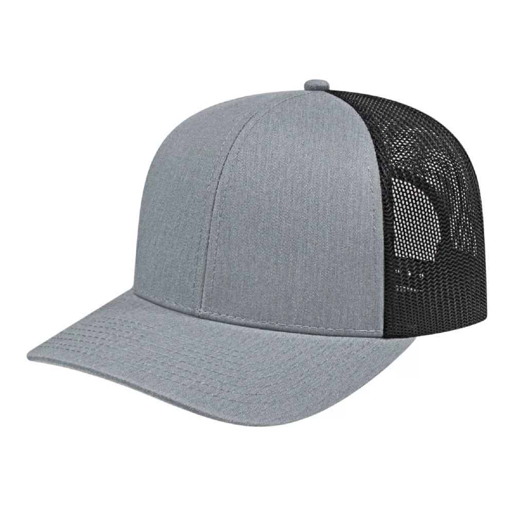 Casquette en poly/coton avec filet à l'arrière