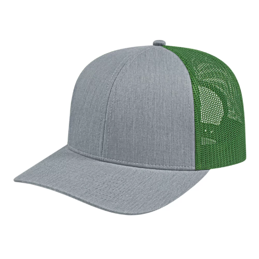 Casquette en poly/coton avec filet à l'arrière