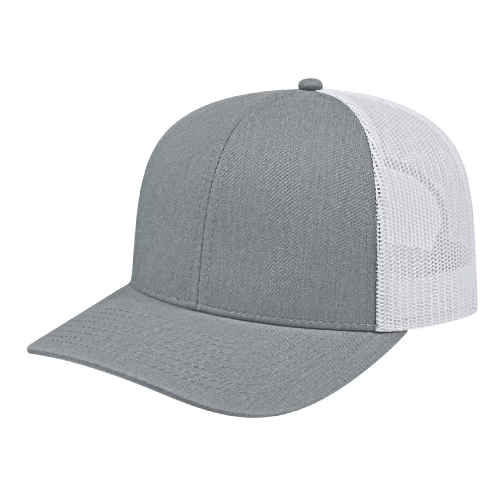 Casquette en poly/coton avec filet à l'arrière