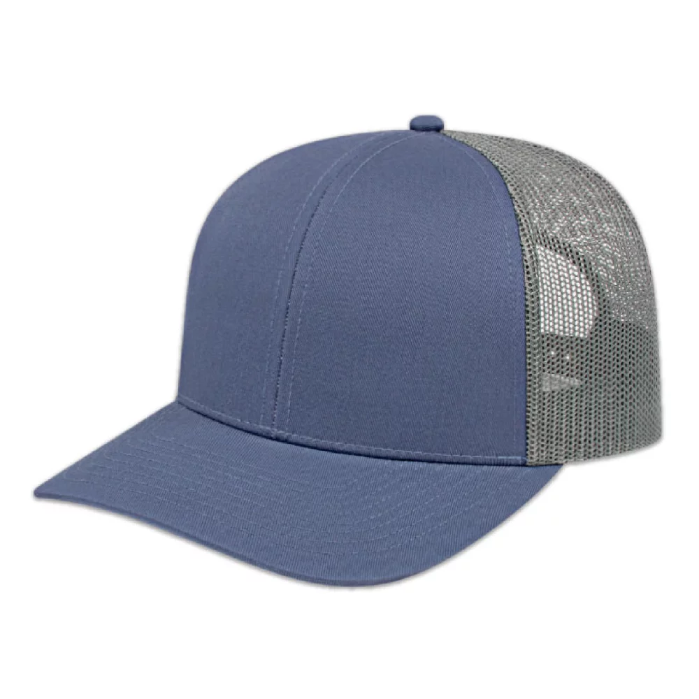 Casquette en poly/coton avec filet à l'arrière