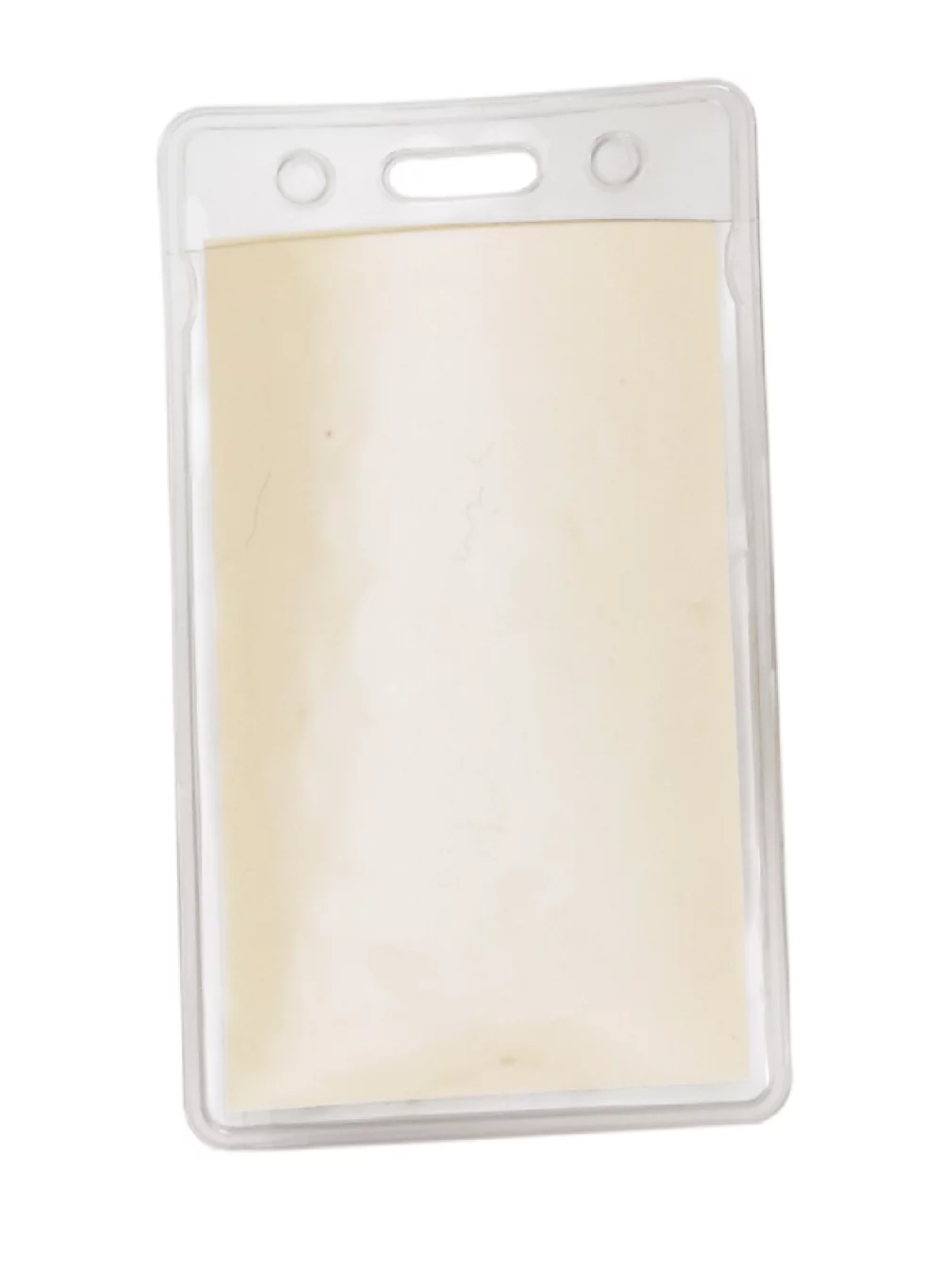 Small Vertical Vinyl Pouch - 4 5/16"x2 7/16"