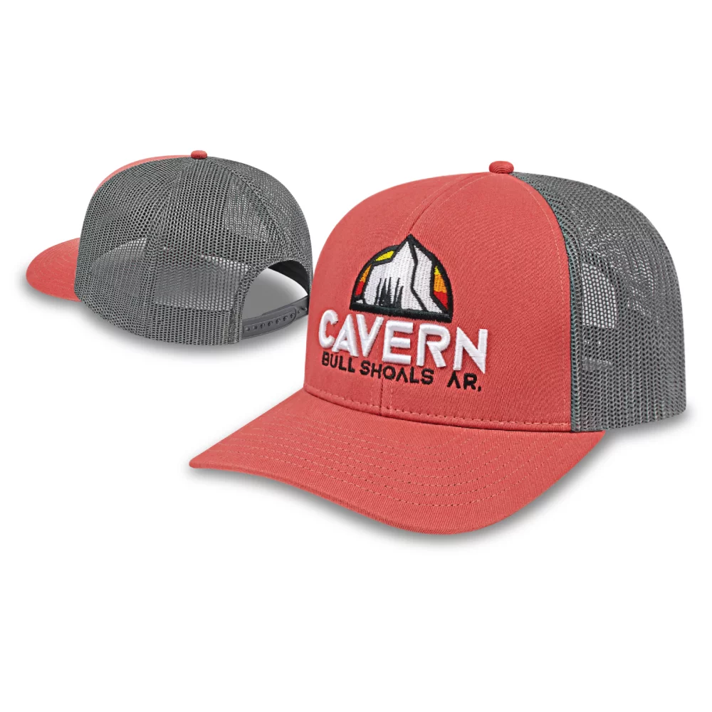 Casquette en poly/coton avec filet à l'arrière