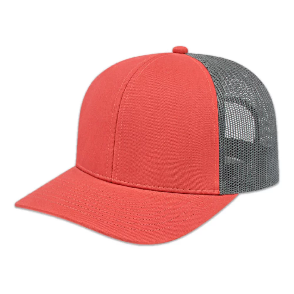 Casquette en poly/coton avec filet à l'arrière
