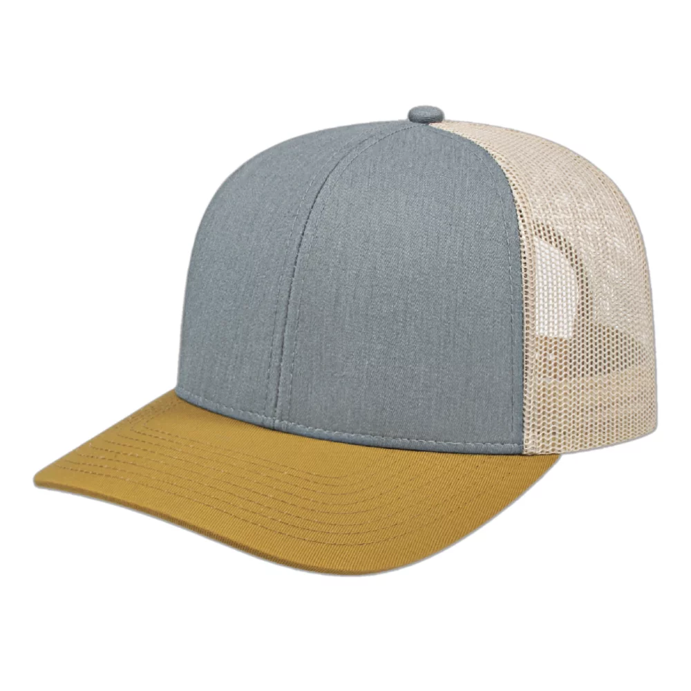Casquette en poly/coton avec filet à l'arrière
