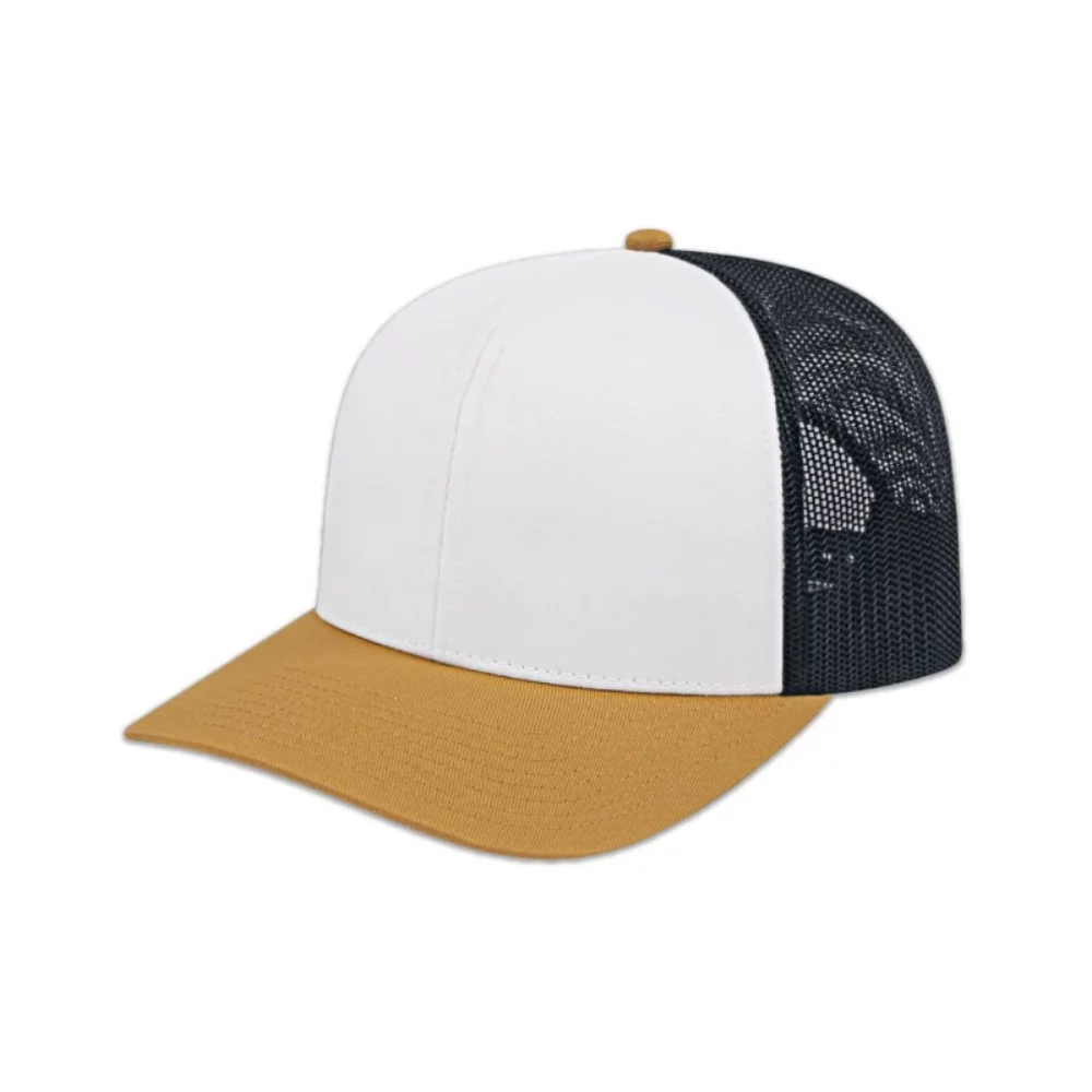 Casquette en poly/coton avec filet à l'arrière