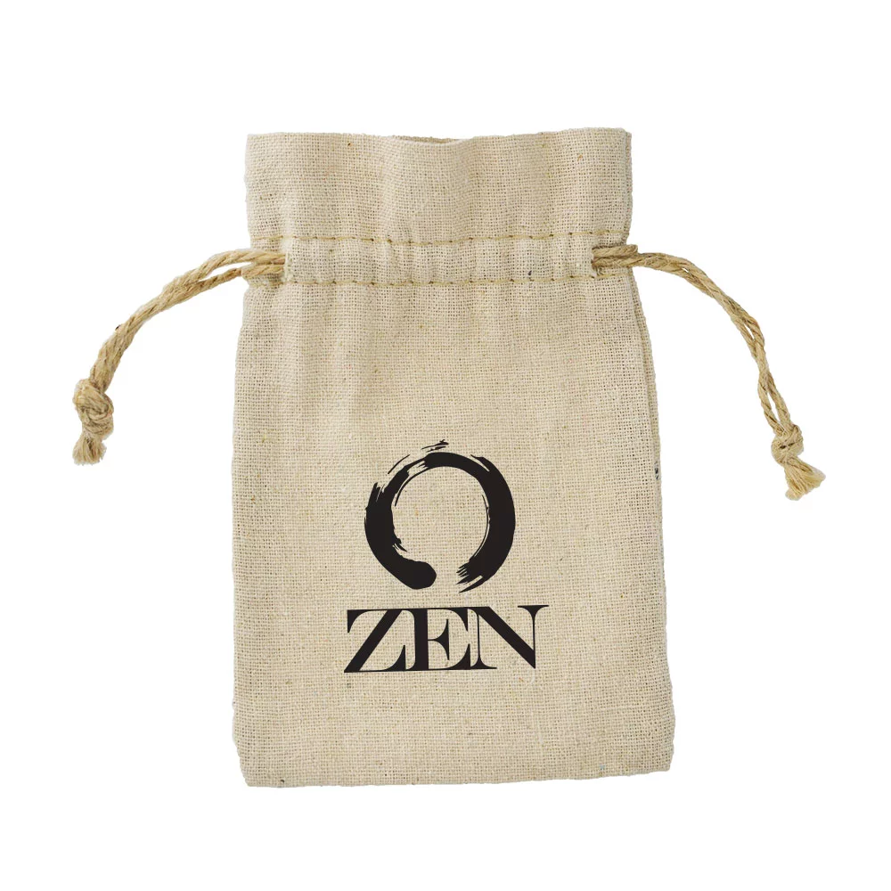 Linen Drawstring Bag (With Imprint) - 4" x 6"