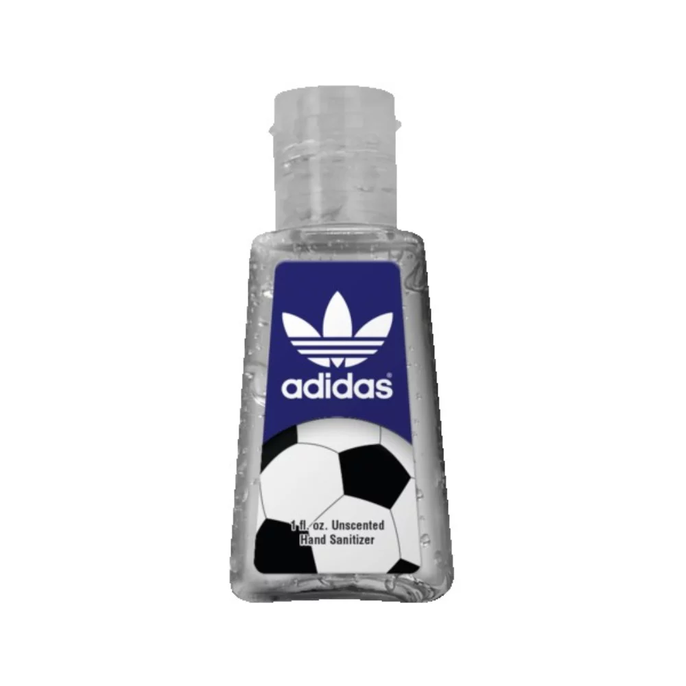 1 Oz. Clear Sanitizer w/Trapezoid Bottle