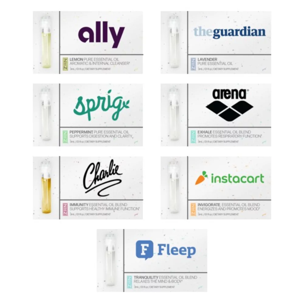 1 Ml Essential Oil Sample Vial & Card