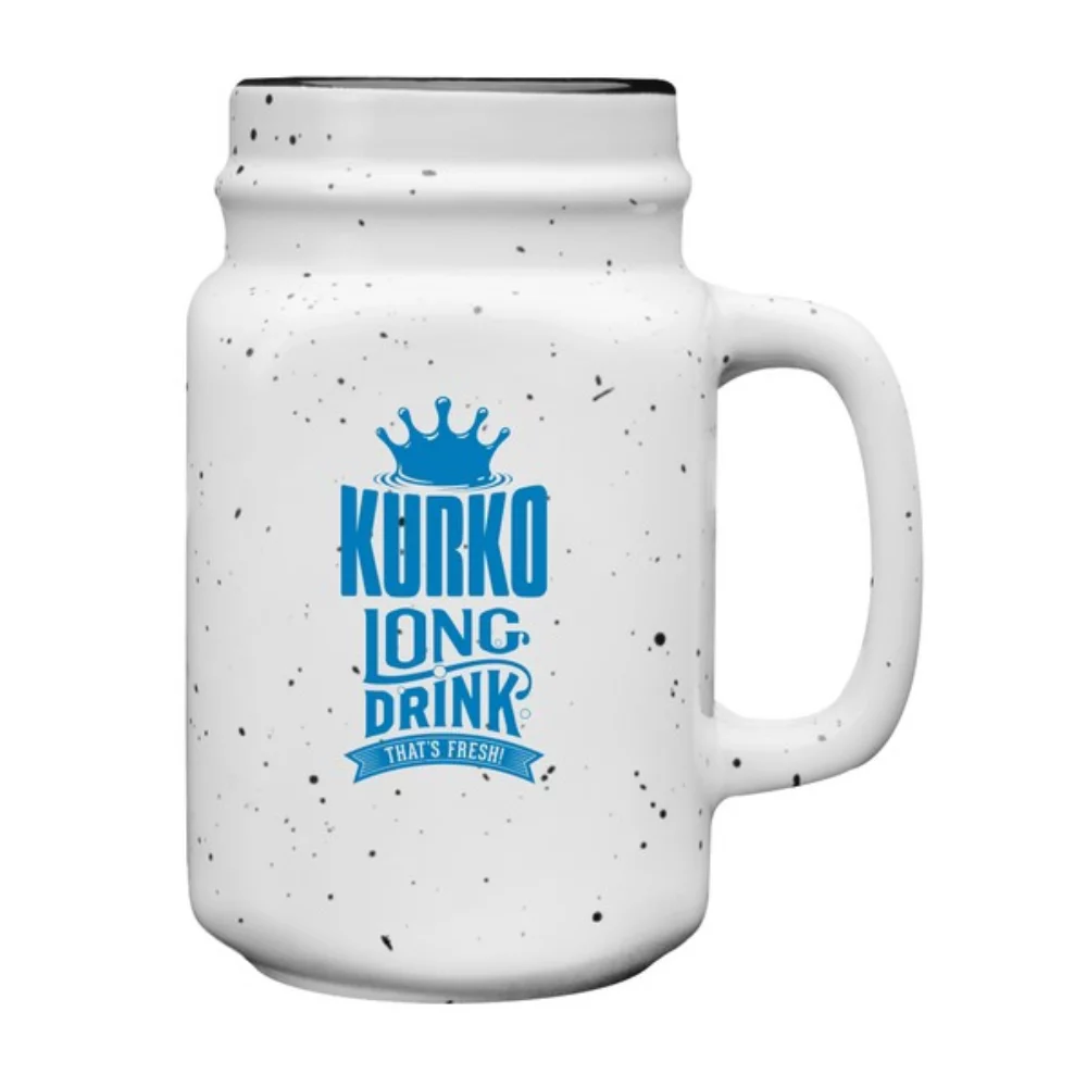 Pot Mason en céramique tachetée de 16 oz. de Savannah.