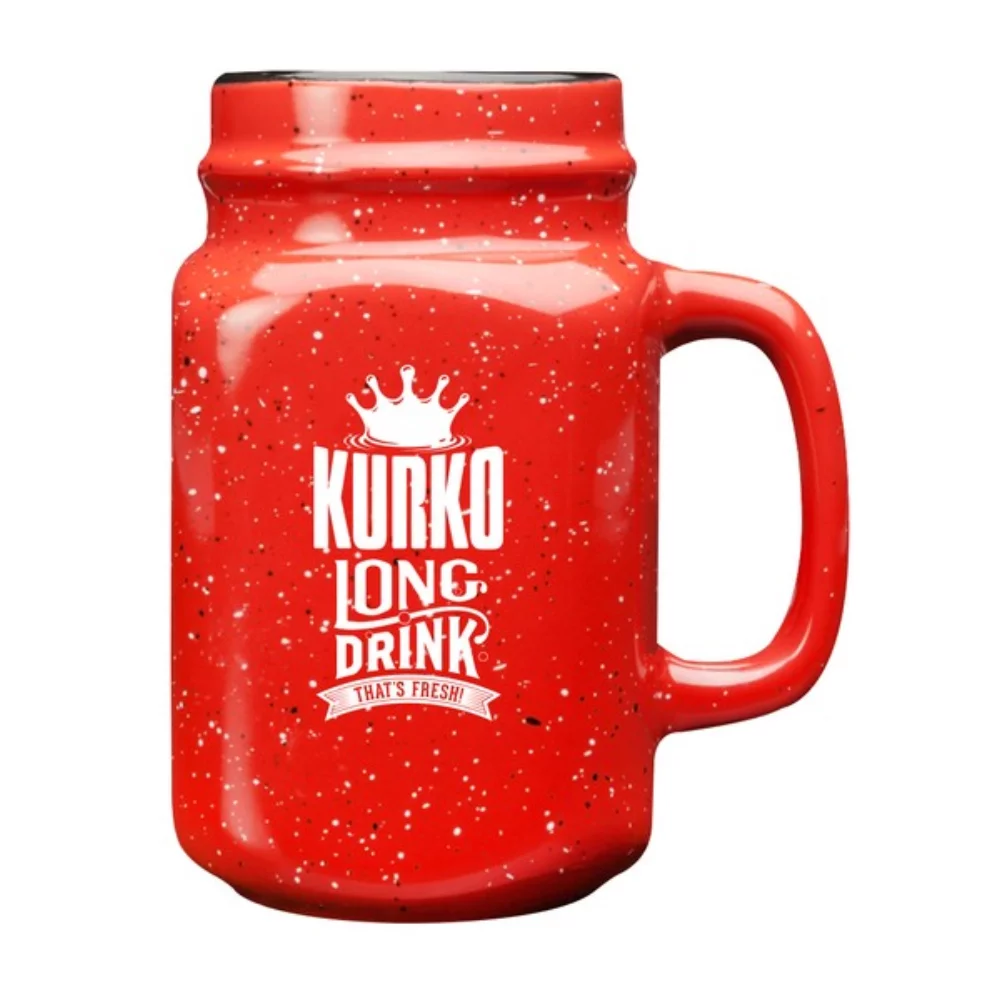 Pot Mason en céramique tachetée de 16 oz. de Savannah.