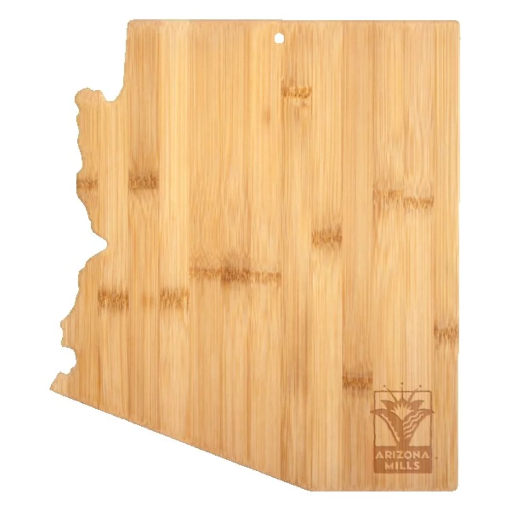 U.S. State Shaped Bamboo Cutting & Serving Boards