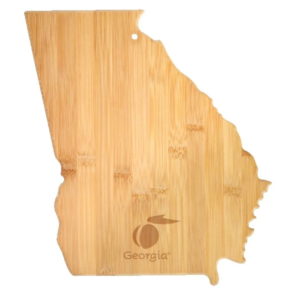 U.S. State Shaped Bamboo Cutting & Serving Boards