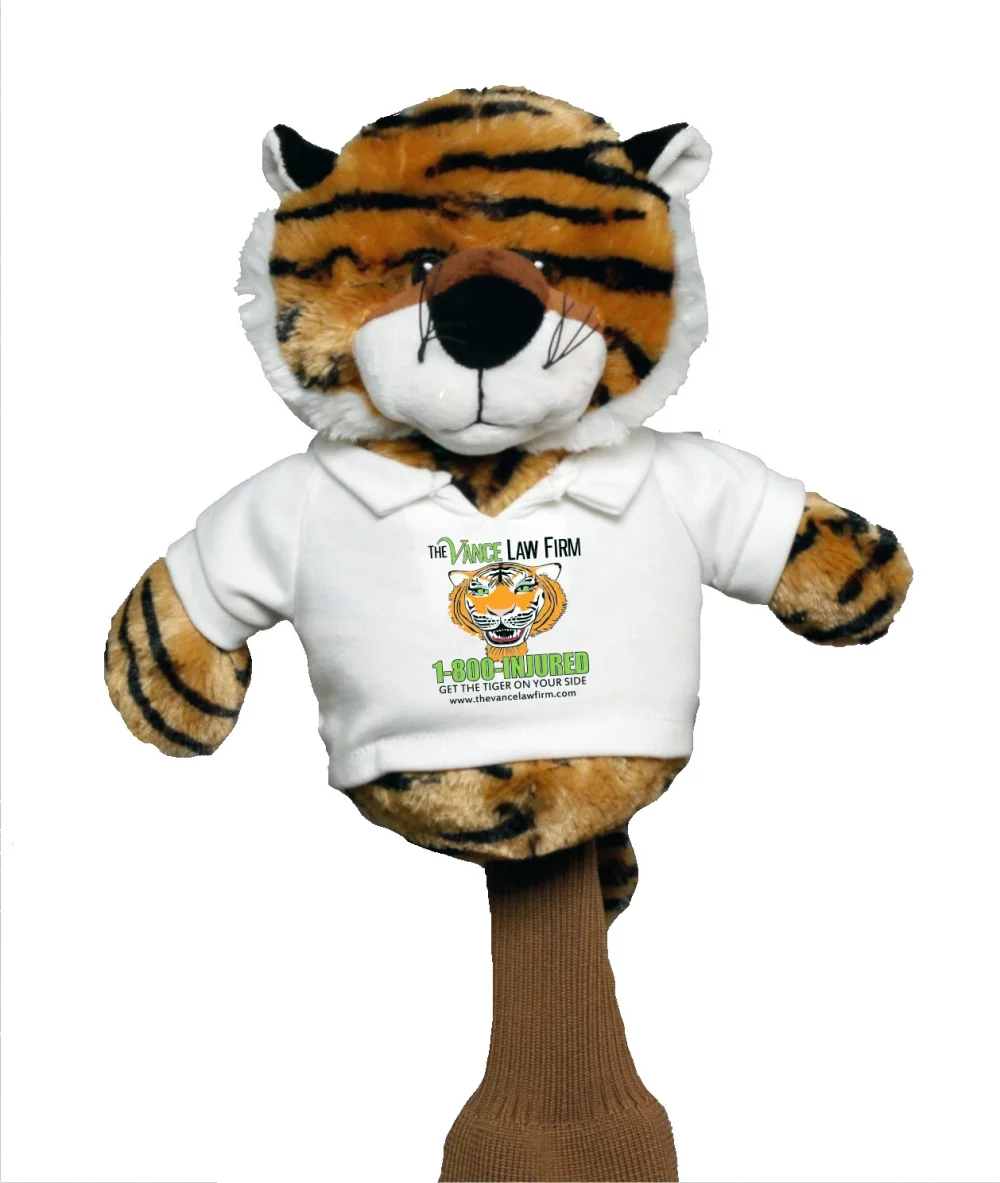Cuddle Pals Head Cover "Tiger in the Woods" w/Golf Shirt